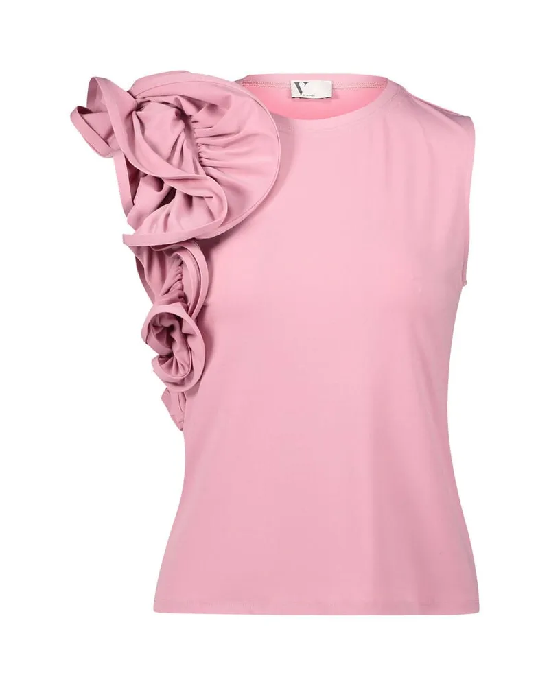Vera Mont Damen Top mit Rüsche Rose