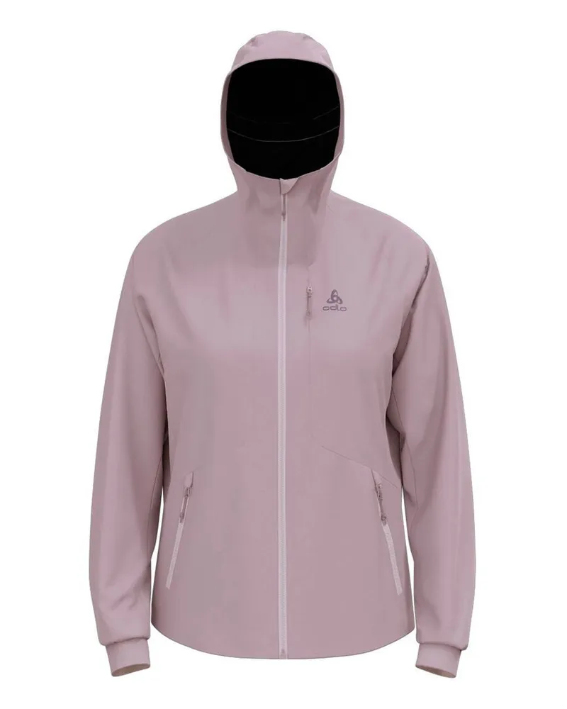 Odlo Damen Langlaufjacke ZEROWEIGHT WINDPROOF X WARM Grau