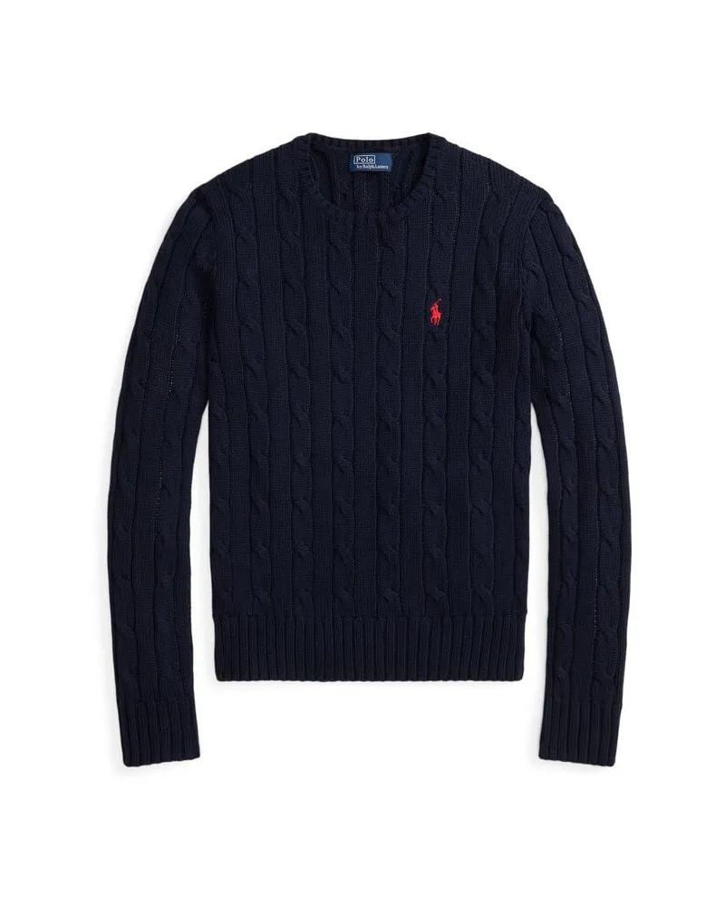 Ralph Lauren Damen Strickpullover aus Baumwolle Marine