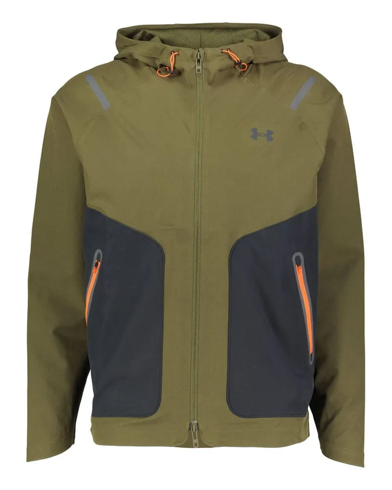 Under Armour Herren Kapuzenjacke UNSTOPPABLE LEFT CHEST JACKET Grün