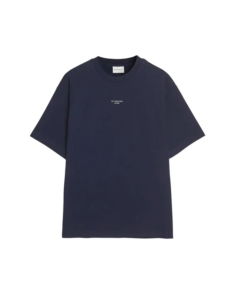 Drôle de Monsieur Herren T-Shirt LE T-SHIRT SLOGAN CLASSIQUE Marine