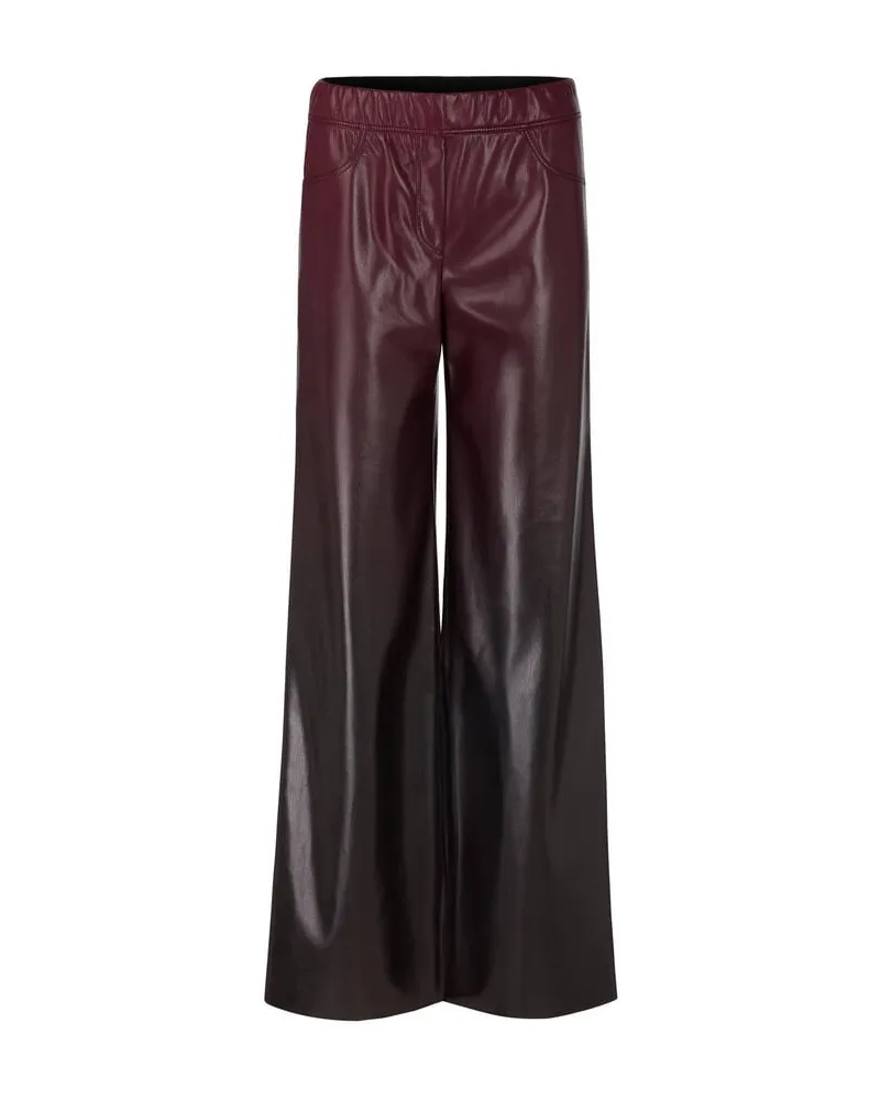 Marc Cain Damen Kunstlederhose WELKOM Braun