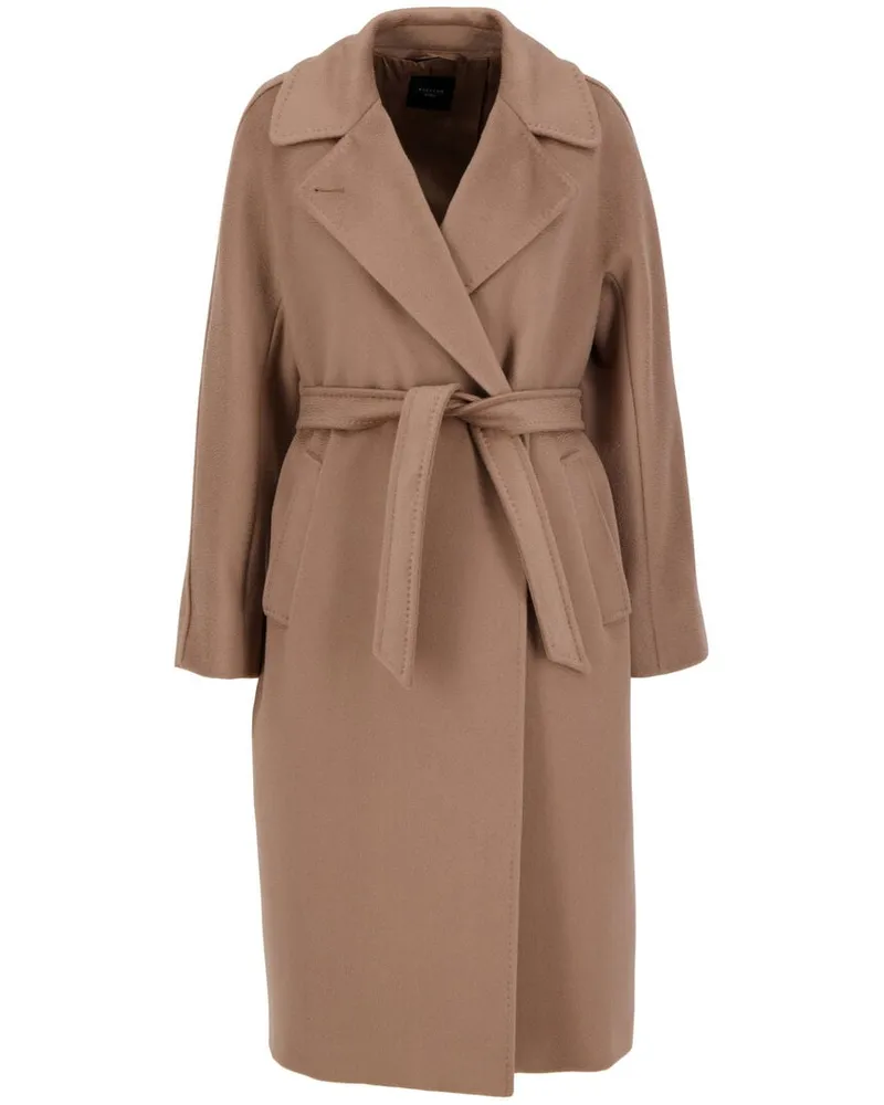 Max Mara Damen Wollmantel RESINA Mandel