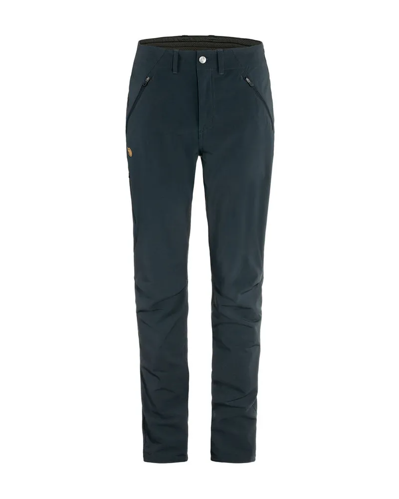 Fjäll Räven Damen Wanderhose ABISKO TRAIL STRETCH Regular Fit Marine