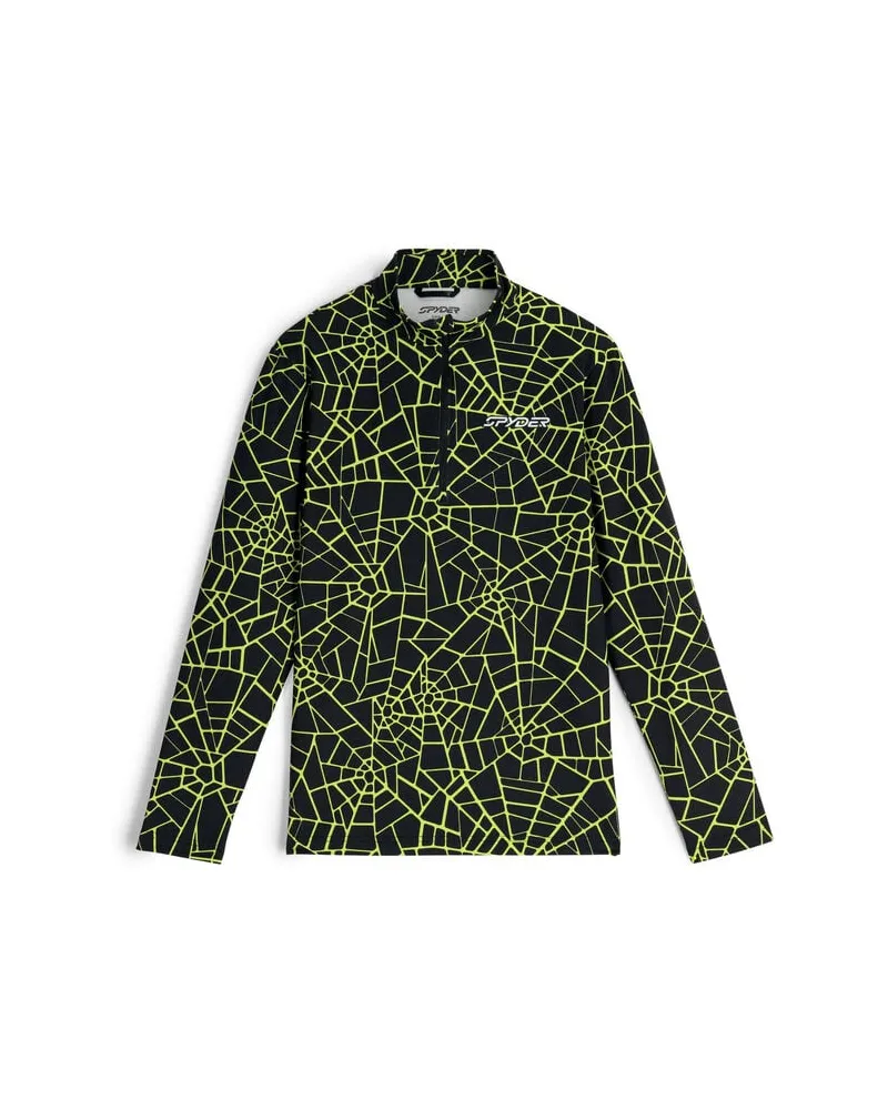 Spyder Herren Longsleeve PODIUM 1/2 ZIP Slim Fit Schwarz