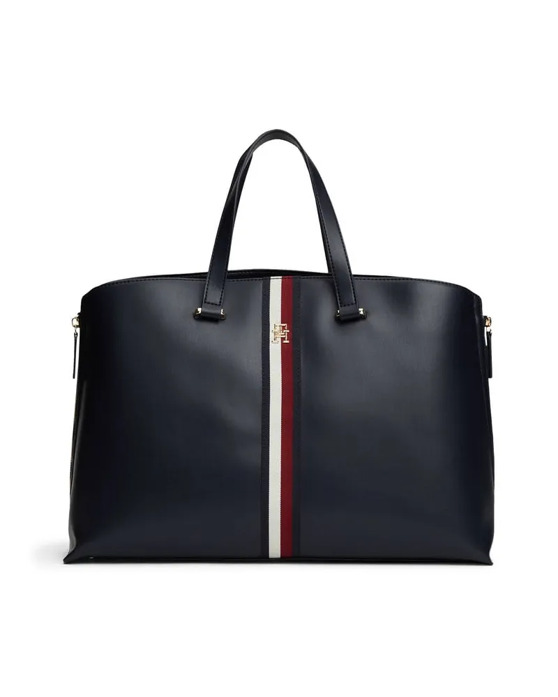 Tommy Hilfiger Damen Shopper MODERN TOTE CORP Marine