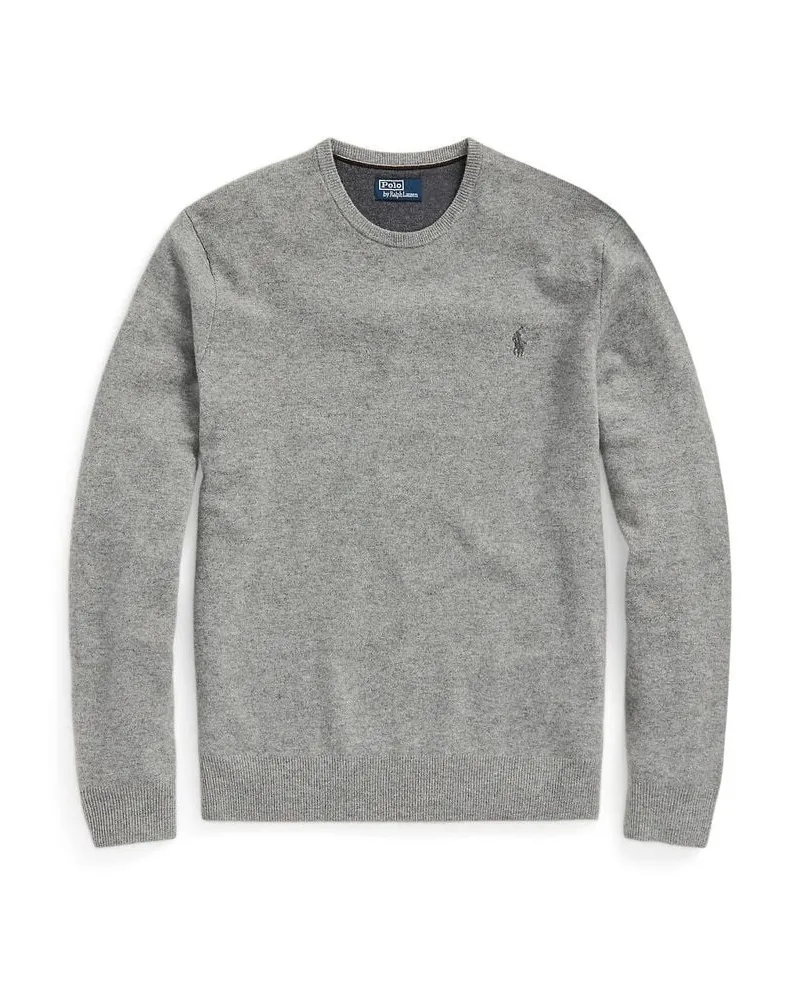 Ralph Lauren Herren Strickpullover aus Wolle Grau