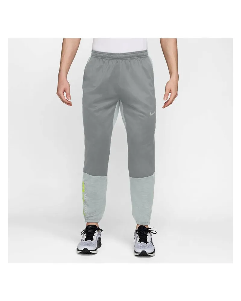 Nike Herren Laufjogginghose THERMA-FIT CHALLENGER WINTERIZED PANT Grau