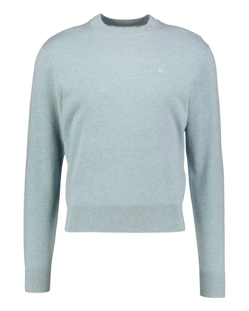 Acne Studios Herren Strickpullover aus Wolle-Yak-Mischung Bleu