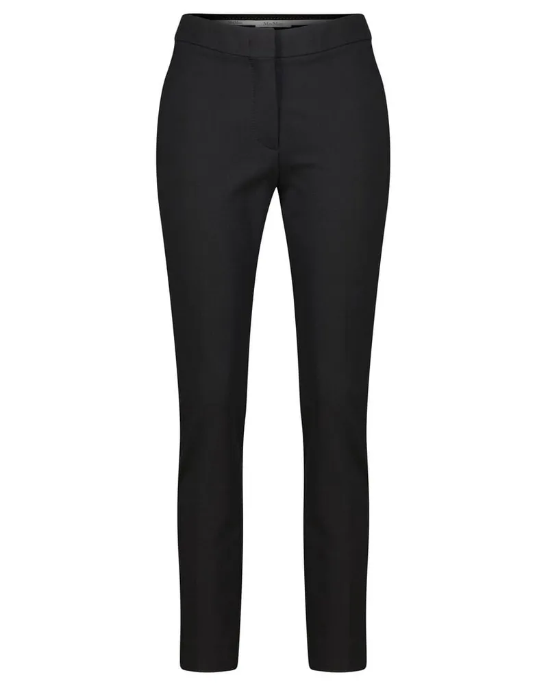 Max Mara Damen Hose PEGNO Slim Fit Schwarz