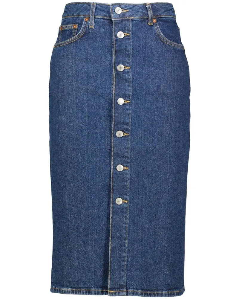 Gant Damen Jeansrock Regular Fit Indigo