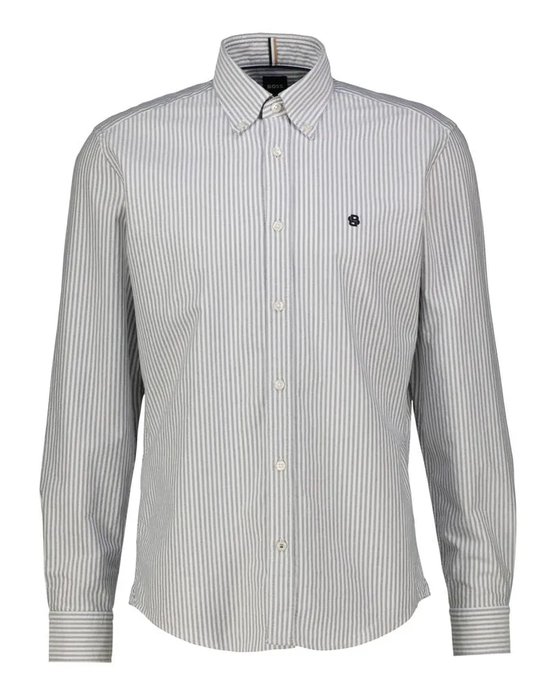 HUGO BOSS Herren Hemd H-LIAM Regular Fit Marine