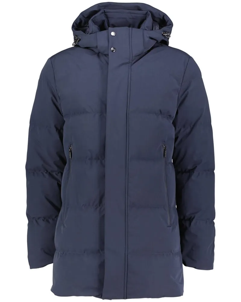 Paul & Shark Herren Daunenjacke mit Kapuze Marine