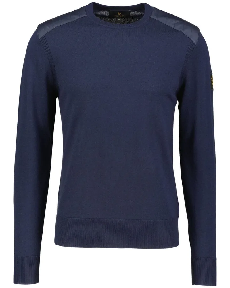 Belstaff Herren Strickpullover KERRIGAN Slim Fit Marine