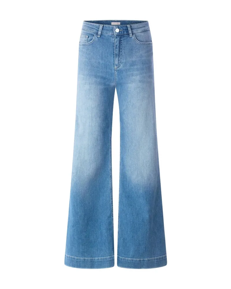 Rich&Royal Damen Jeans mit weitem Bein Stoned