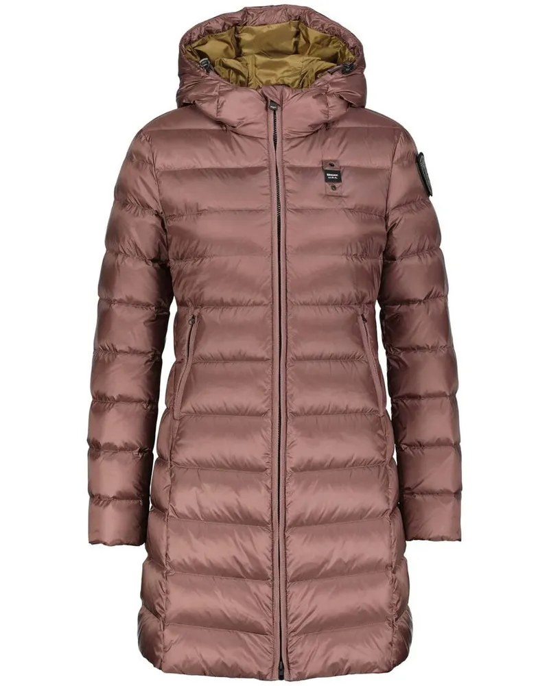 Blauer Damen Daunenjacke AGNES Rot