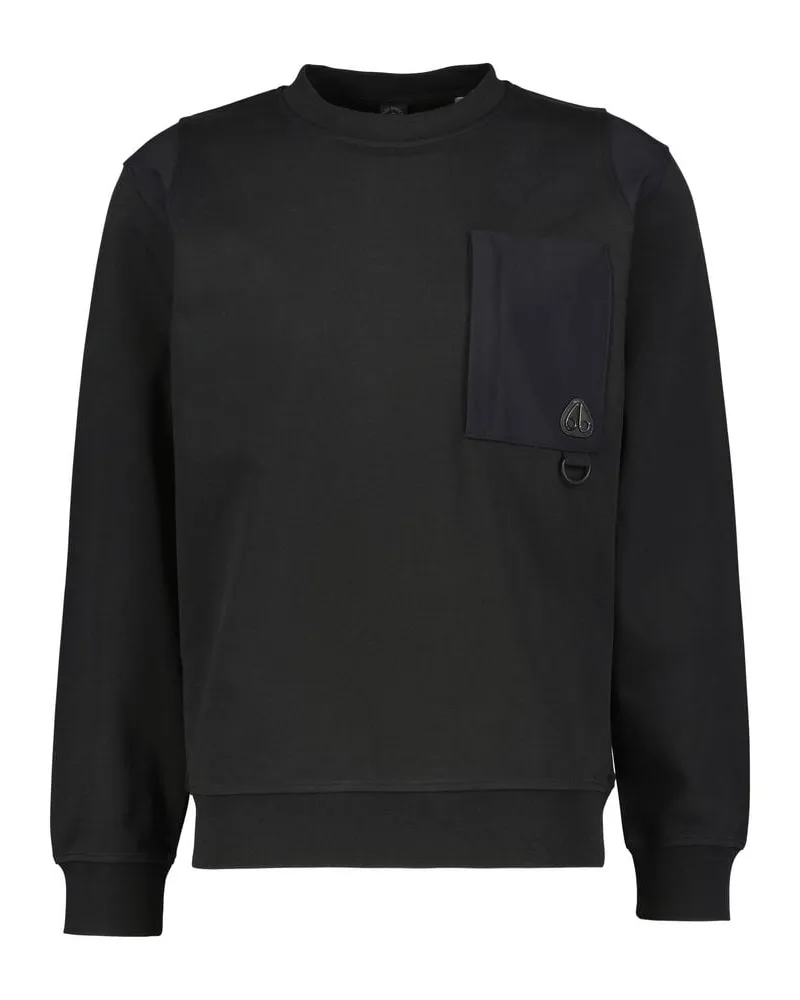 Moose Knuckles Herren Sweatshirt DALON CREW Schwarz
