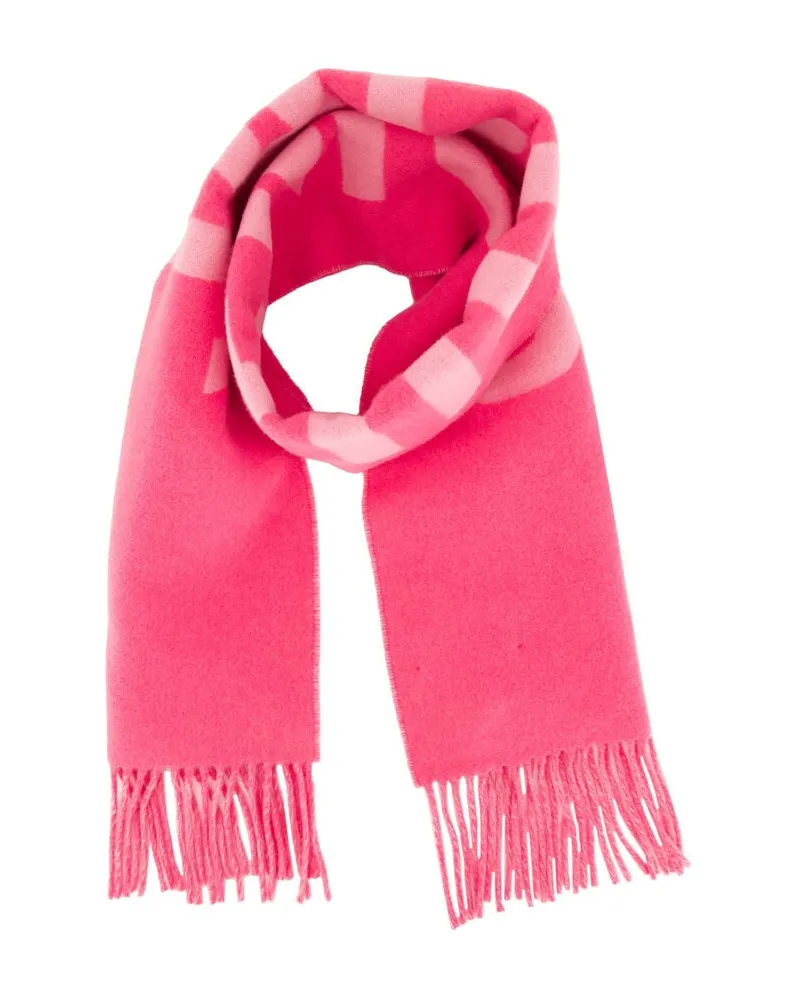 Jacquemus Schal aus Schurwolle L ECHARPE Pink
