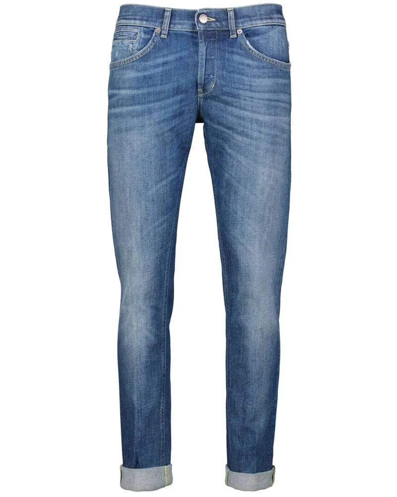 Dondup Herren Jeans aus Baumwolle GEORGE DENIM PANT Skinny Fit aus recyceltem Elastan Blueblack