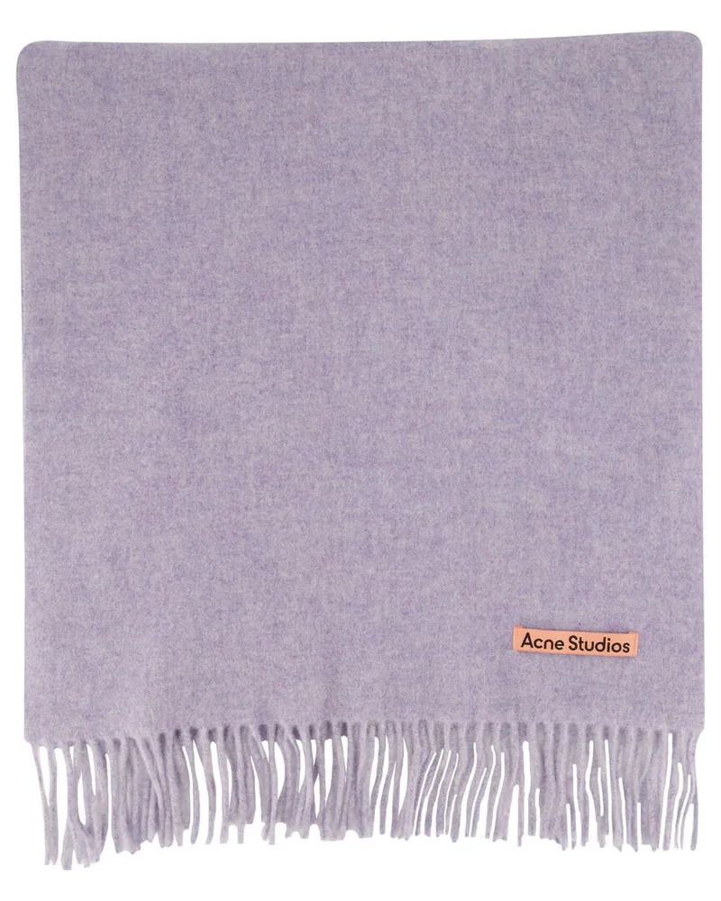 Acne Studios Schal CANADA  aus Wolle Lila
