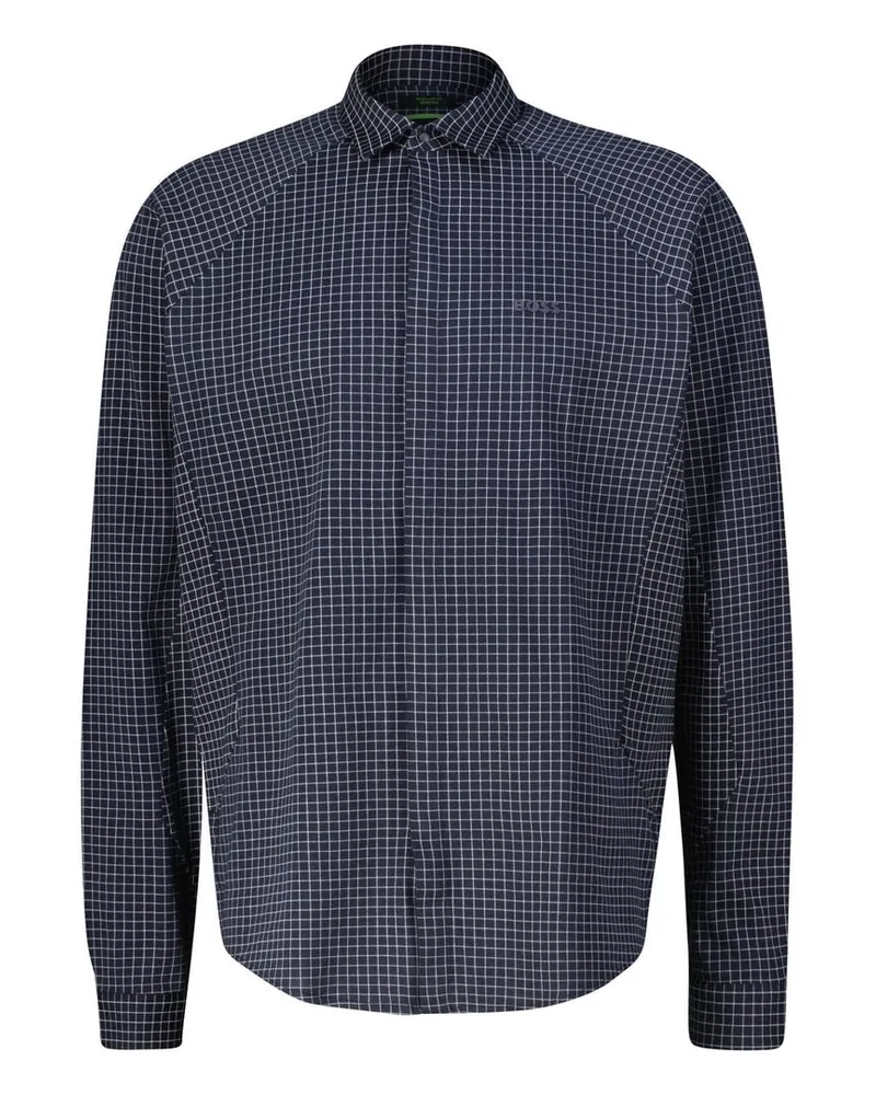 HUGO BOSS Herren Freizeithemd B_EXCURSE_L Marine