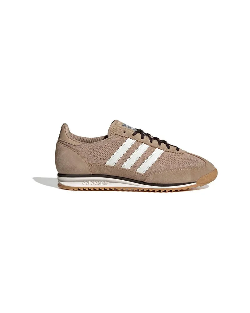 adidas Damen Sneaker mit Mesh und Wildleder SL 72 OG Stone