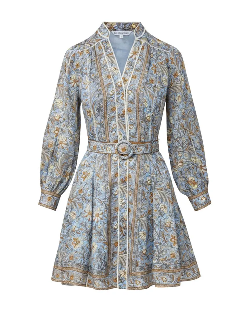 Veronica Beard Damen Kleid KUMAR DRESS Blau