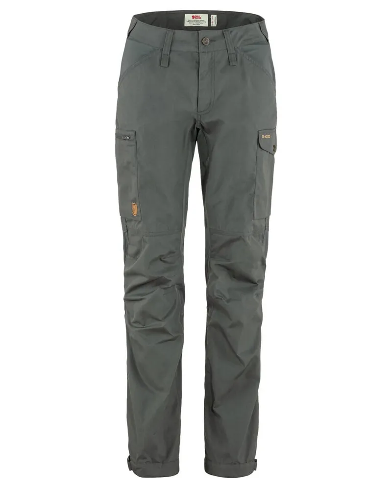 Fjäll Räven Damen Outdoorhosen KAIPAK TROUSERS CURVED W Stein
