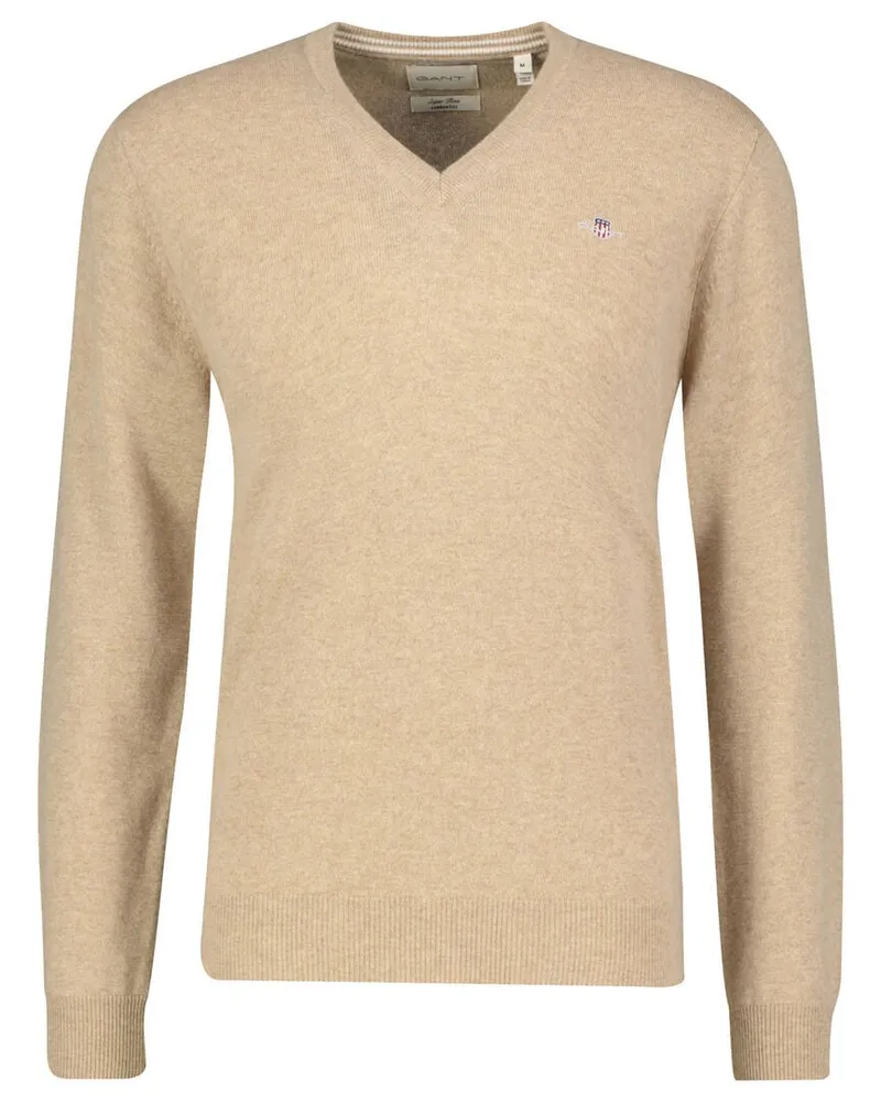 Gant Herren Strickpullover Regular Fit Camel