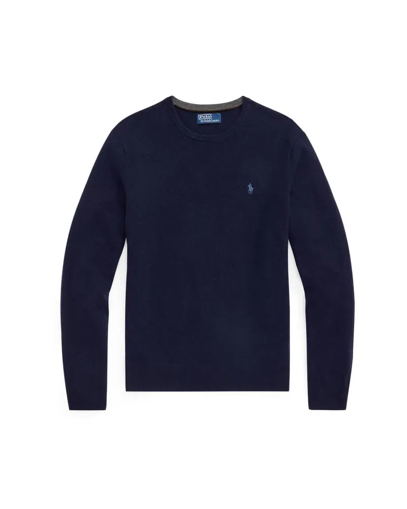 Ralph Lauren Herren Strickpullover aus Wolle Navy
