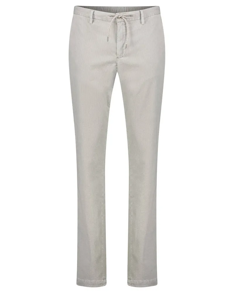 Alberto Herren Cordhose JUMP Slim Fit Grau