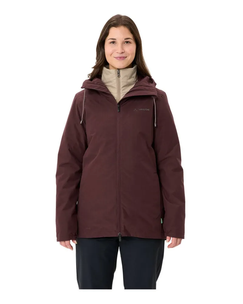 Vaude Damen 3-in-1-Jacke MINEO Bordeaux