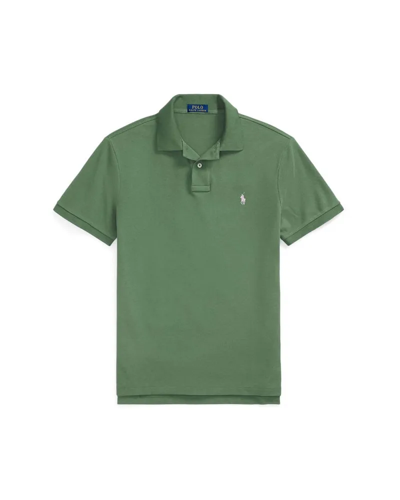 Ralph Lauren Herren Poloshirt Custom Slim Fit Lightgreen