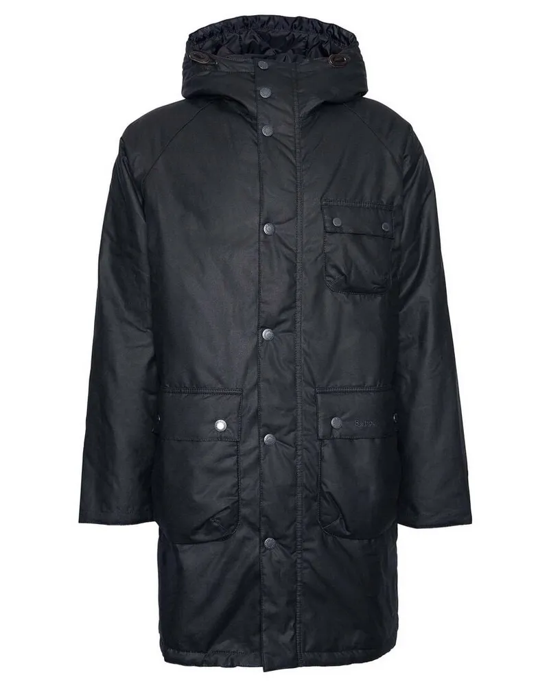 Barbour Herren Parka WINTER WAXED Schwarz