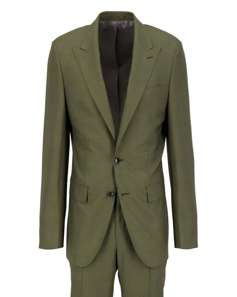 HUGO BOSS Herren Anzug Schurwolle mit Seide L-HARVERS Slim Fit Sand