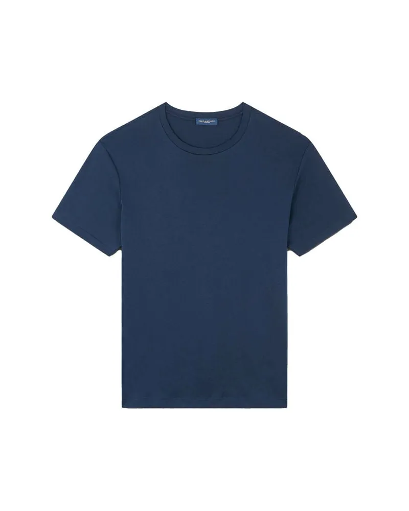 Paul & Shark Herren T-Shirt aus Supima-Baumwolljersey Marine