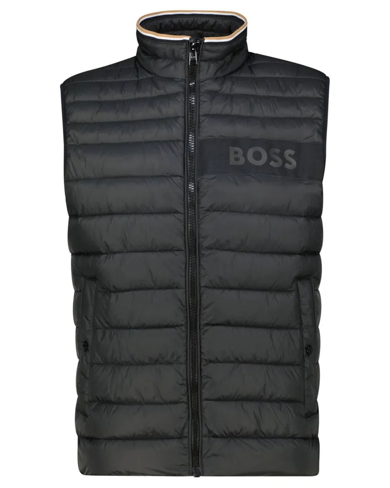 HUGO BOSS Herren Steppweste DAROLAN Schwarz