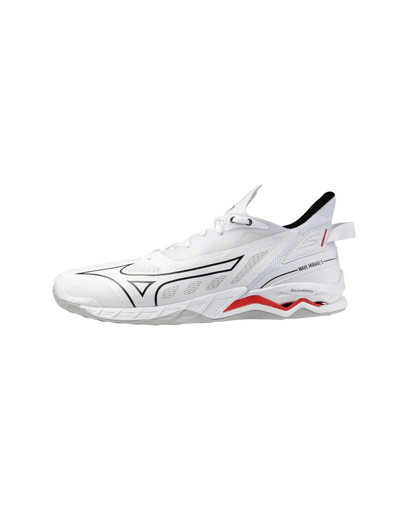 Mizuno Herren Hallenschuhe WAVE MIRAGE 5 Weiss