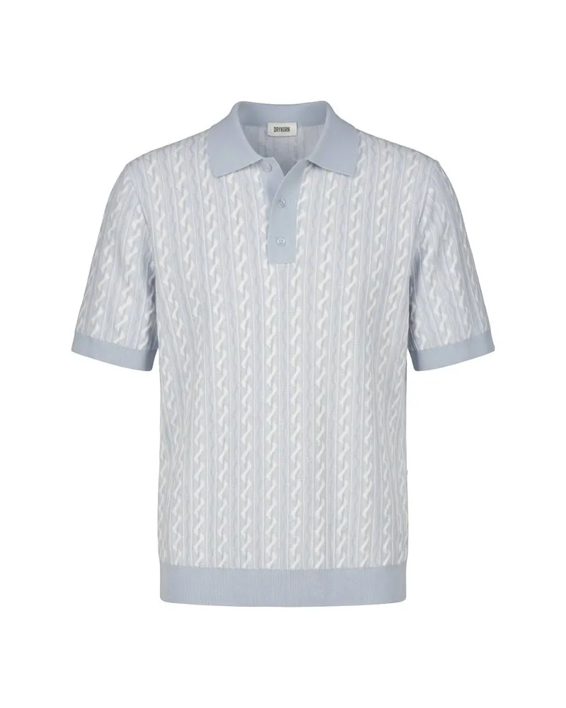 Drykorn Herren Strickpolo TAMIAN Bleu
