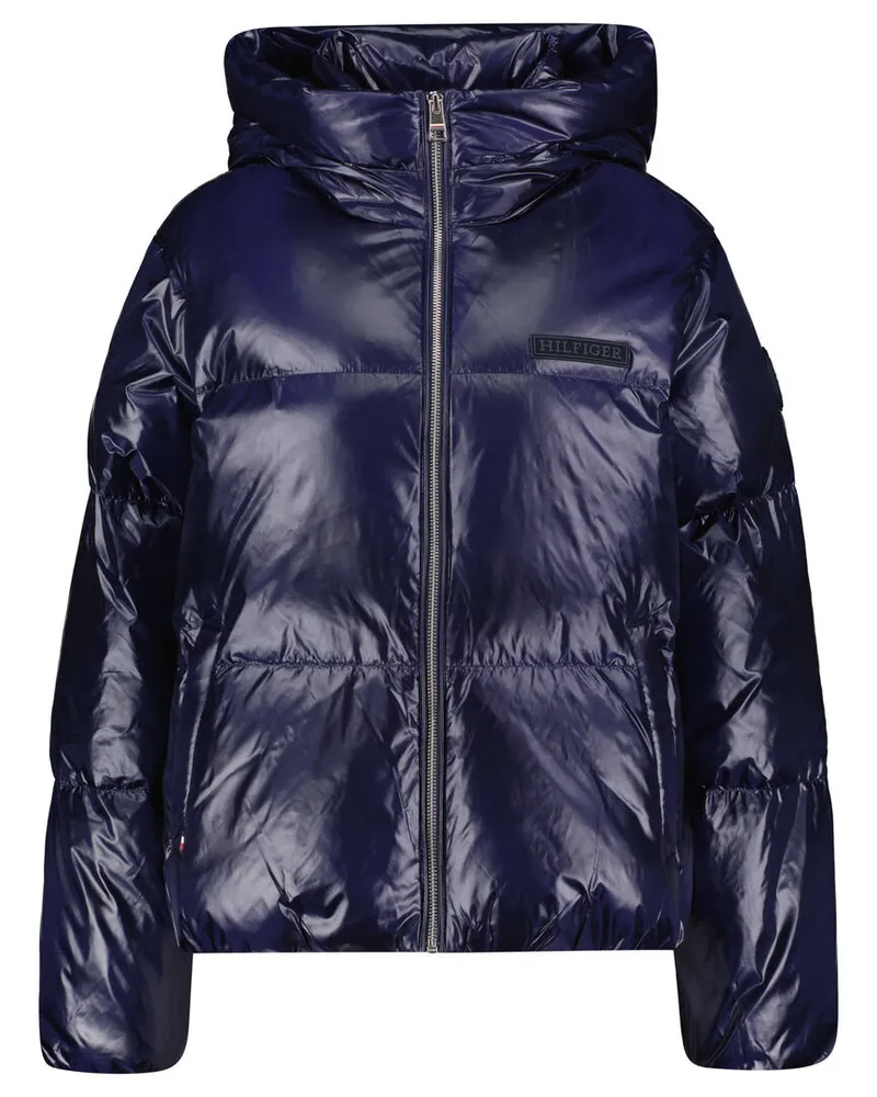 Tommy Hilfiger Damen Daunenjacke NEW YORK GLOSS PUFFER Blue