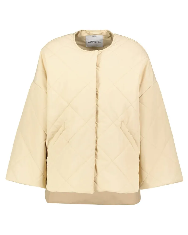 Embassy of Bricks and Logs Damen Steppjacke MONZA PUFFER JACKET Sand