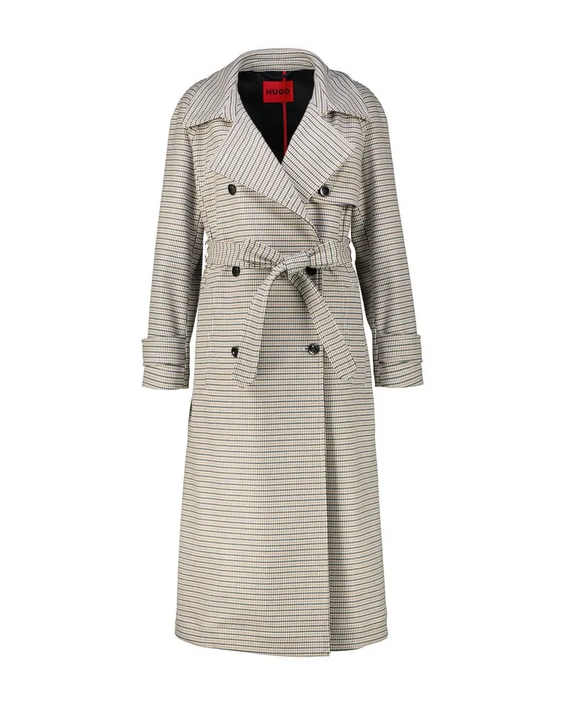 HUGO BOSS Damen Trenchcoat MESILLA Grau