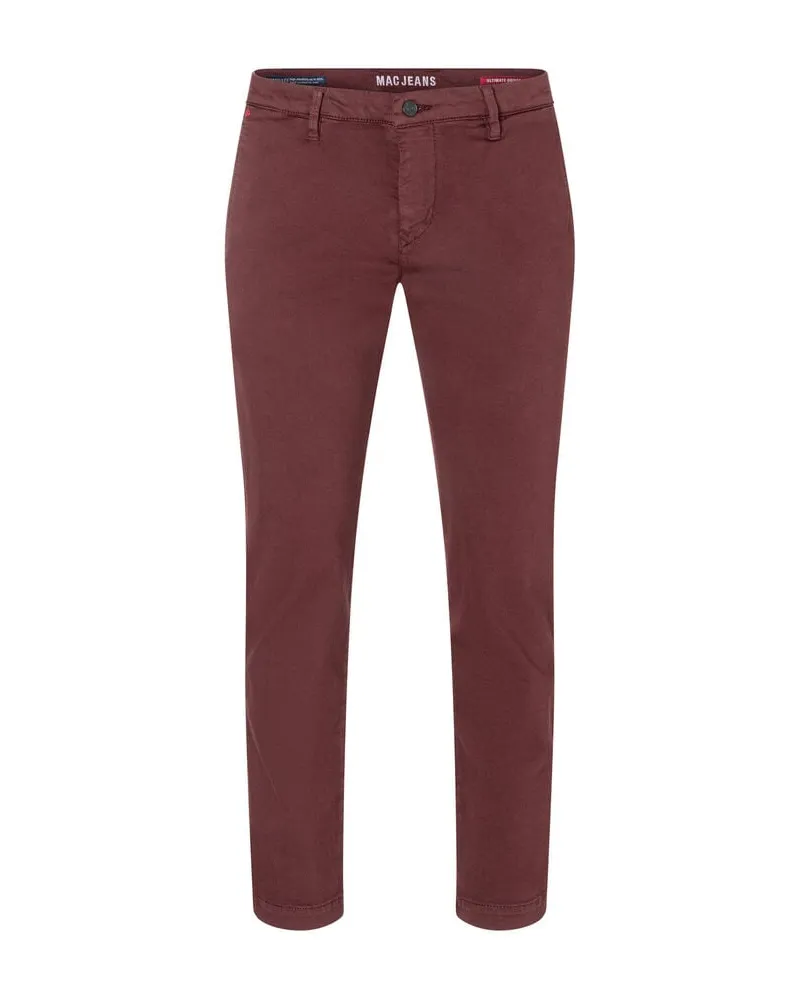 MAC Jeans Herren Chinohose DRIVERS PANTS Modern Fit Rot