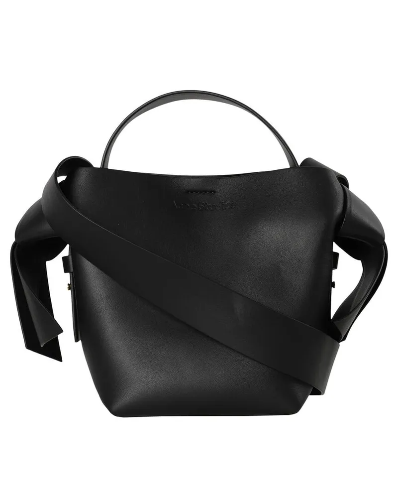 Acne Studios Damen Schultertasche MUSUBI MINI Schwarz