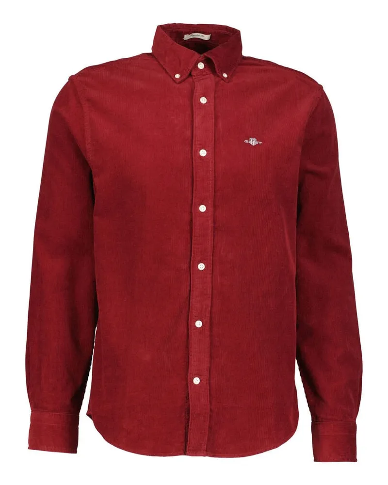 Gant Herren Cordhemd CORDUROY SHIRT Regular Fit Rot