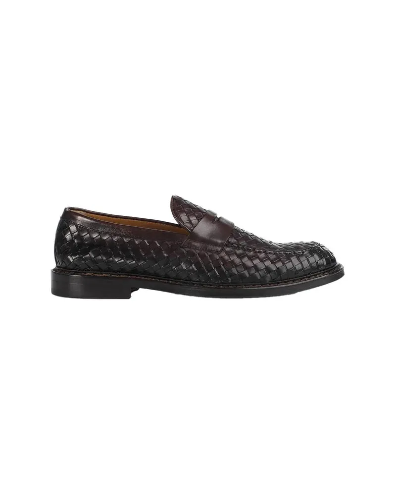 Doucal´s Herren Loafer aus Flechtleder Braun