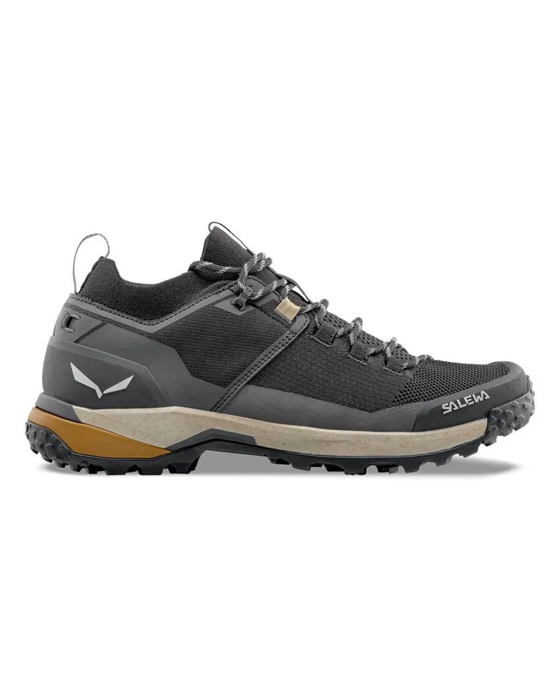 Salewa Herren Wanderschuhe PUEZ KNIT PTX Schwarz