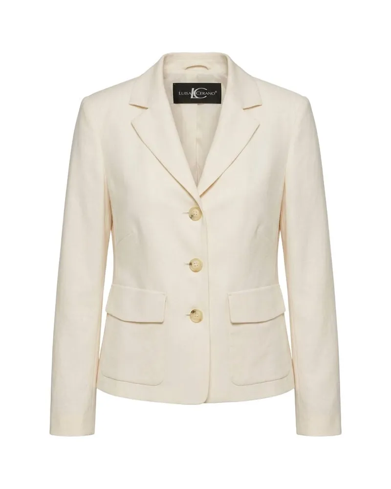 Luisa Cerano Damen Blazer Offwhite