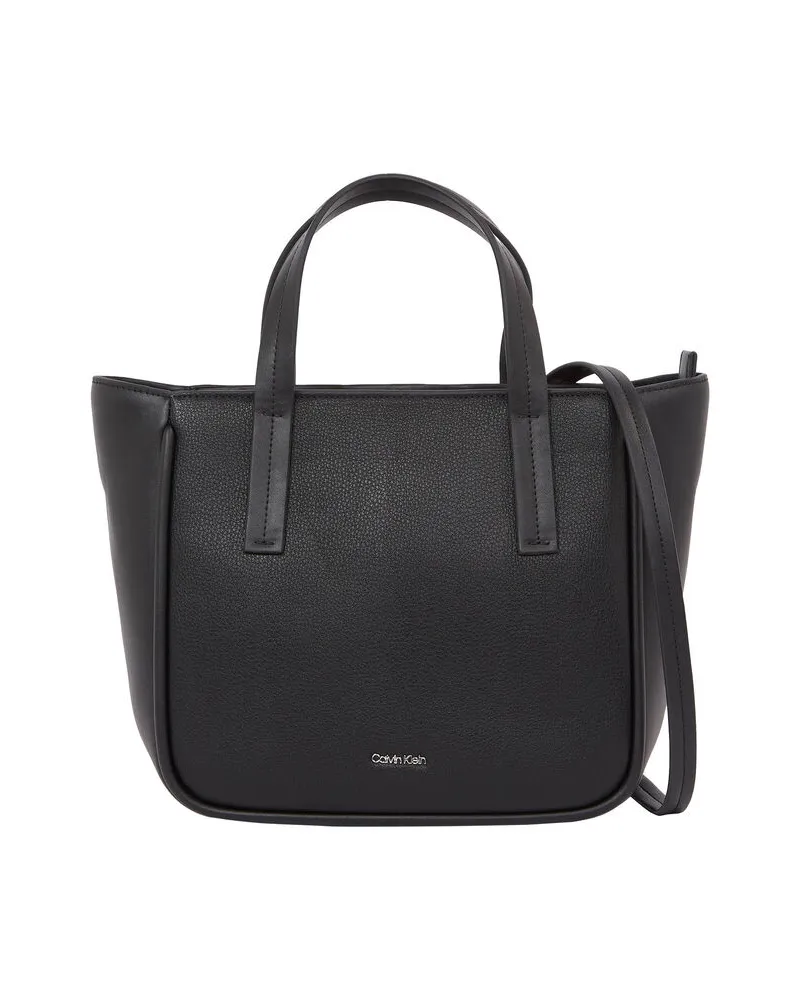 Calvin Klein Damen Shopper CK REFINE MINI TOTE_PBL Black