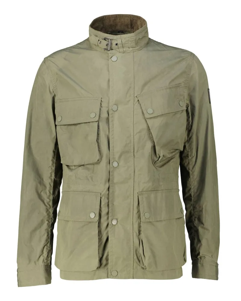 Belstaff Herren Fieldjacket wasserabweisend Oliv